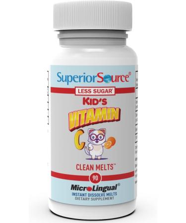 Superior Source Kids Vitamin C 125mg Quick Dissolve Sublingual Tablets 90 Ct - Immune Support & Non-GMO - Buy Online on GoSupps.com