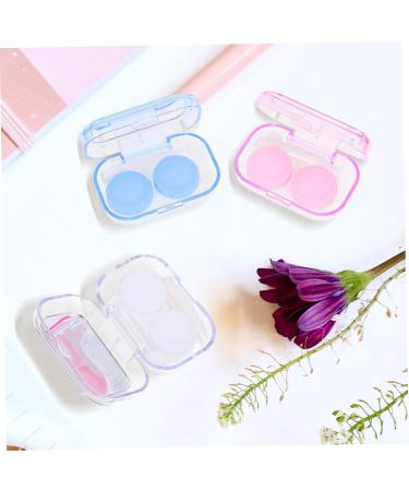 Solustrie Cartoon Pupils Contact Lenses - 4 Boxes with Storage Case | Travel-Friendly Lens Holder - 6.5x4.5x2.5cm - Buy Online on GoSupps.com