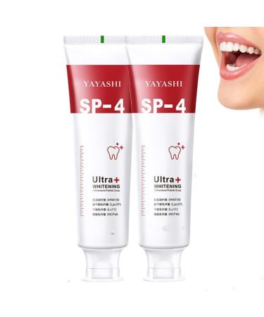 Sp-4 Probiotic Toothpastes,Sp-4 Whitening Toothpaste,Probiotic Whitening Toothpaste,Whitening and Stain-Removing Probiotic Toothpaste,120g × 2 Pieces,Fresh Breath,Dental Care