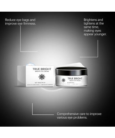 True Bright Eye Cream Eye Contour Cream Eye Bright Cream helps dark circles and tired eyes Brightening Dark Circle Eye Cream Korean Skincare - Anti-aging & anti dark circles 15 ML (3pc) - Buy Online on GoSupps.com