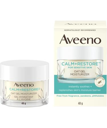 Aveeno Calm and Restore Oat Gel Facial Moisturizer + Daily Moisturizing Facial Cleanser Gel Moisturizer+Moisturizing Facial Cleanser - Buy Online on GoSupps.com