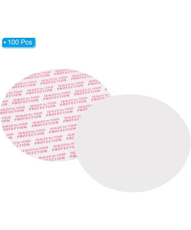 PATIKIL 65mm/2.5inch Foam Lid Liner 100Pcs PS Foam Resistant Tamper Pressure Sensitive Seal for Bottle Cap Liners Seals White Red - Buy Online on GoSupps.com
