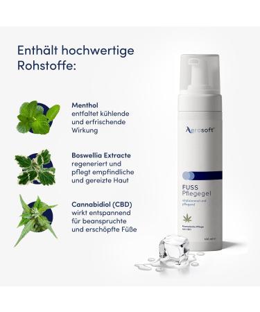 Aerosoft Foot Care Gel Cream Formula 100 ml - Buy Online on GoSupps.com