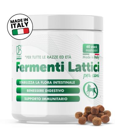 Db Labo Lactic Ferments Dog 60 Snacks - Probiotics for Dogs - Digestive Probiotic for Dogs, give well-being to your faithful 4-legged friend - For itchy skin, allergies and