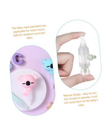 GAFOKI 2pcs Silicone Newborn Nasal Aspirator | Infant Nose Sucker Detergent | Baby Nasal Cleaner Suction Bulb | Manual Attractor for Infants - Buy Online on GoSupps.com