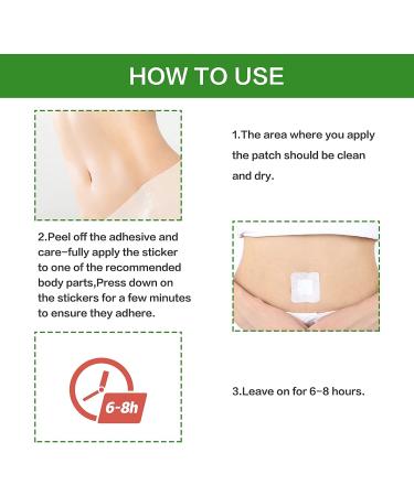 2 Boxes Mugwort Belly Patch 60Pcs Pills & Sticker Set for Moxa Hot Moxibustion - Buy Online on GoSupps.com