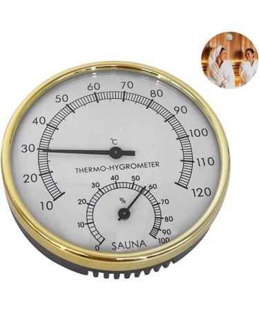 Gobesty 2 in 1 Sauna Thermometer Hygrometer | Accurate & Reliable Sauna Accessories | Temperature Range 10 C - 120 C | Humidity 0-100% | Heat Resistant Sauna Watch - Buy Online on GoSupps.com
