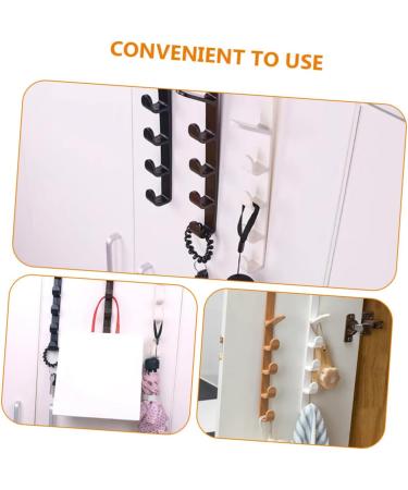 Holibanna 3pcs Hat Hooks Coat Hangers Multi-function Hat Hook Back Door Hook Coat Hook No Nails Door Hanging - Buy Online on GoSupps.com