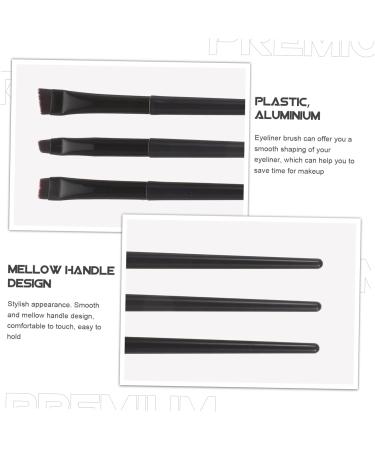 Baluue 9 Pcs Eyeliner Brush Eyebrow Brush Female Ultra Thin Eyeliner Brush The Black - Buy Online on GoSupps.com