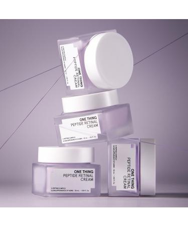 ONE THING Peptide Retinal Cream Vitamin A Faster Acting than Retinol Retinaldehyde Anti Aging Face Cream Smooths Wrinkles Refines Pores and Improves Elasticity Korean Skincare 1.85 fl.oz 55ml - Buy Online on GoSupps.com