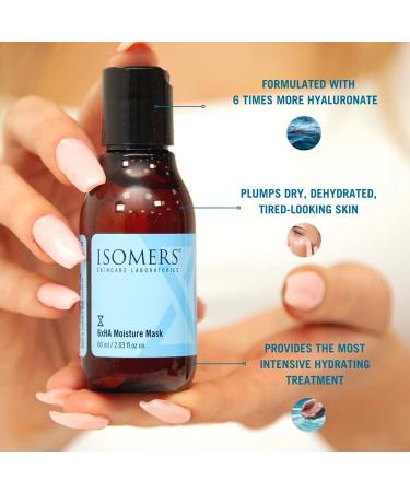 ISOMERS 6xHA Moisture Mask | Hyaluronate Booster for Plump Smooth & Hydrate Skin | Oil-Free Gel 60ml Unscented - International Shipping Available - Buy Online on GoSupps.com