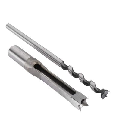 7 pcs Square Hole Mortise Chisel Drill Bit Tools 3/4 5/8 9/16 1/2 3/8 5/16 1/4  HSS Woodworking Hole Saw Mortising Chisel Drill Bit Set - Buy Online on GoSupps.com