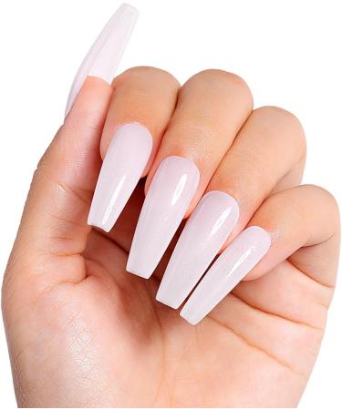 AIMEILI 5 in 1 Rubber Base Gel Set - Sheer Nude Pink Color Gel Nail Polish - Long Lasting Elastic Nail Strengthener - 6pcs X 10ml Gift Kit - Buy Online on GoSupps.com