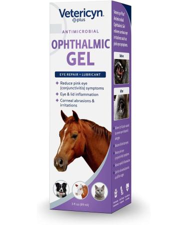 Vetericyn Plus Ophthalmic Eye Gel for Dogs, Cats, Horses & More - 3 oz - Relieves Eye Irritations - Buy Online on GoSupps.com