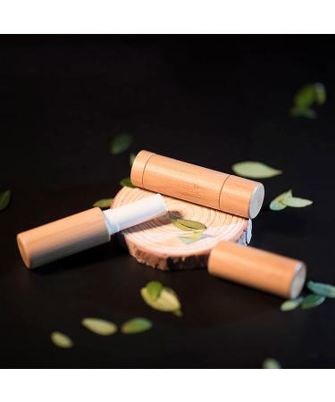 Bocotoer 4ml Empty Bamboo Natural Balm Containers - 6 Pack for Homemade Lip Balm - Eco-Friendly Lip Balm Tubes - Buy Online on GoSupps.com