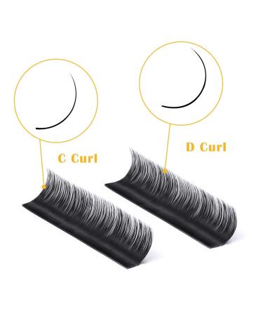 Individual Eyelashes 0.20 D Curl Extensions | 14mm Single Size 1 to 1 Eyelash Extensions by Gemerry - Shop Now - Buy Online on GoSupps.com
