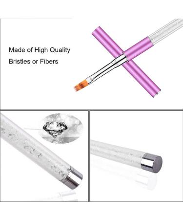 Kuou Rhinestone Handle Nail Art Ombre Brush for Gel Nails - Manicure, Drill & Drawing - Buy Online on GoSupps.com