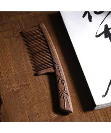 GENHAOSAN Hair Straightener Solid Wood Long Handle Comb Women's Rectangular Comb Bathroom Shower Comb Hair Care and Styling Tools Curly Hair Brush - Buy Online on GoSupps.com