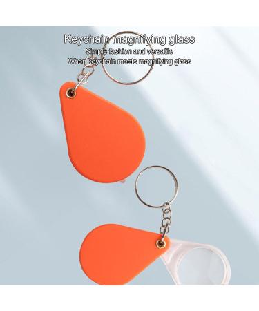 Small Magnifyingg Glass - Keychain | Magnifyingg Glass | Reading Magnifyingg Glass Folding for Old People Portable for Reading Handheld Folding - Buy Online on GoSupps.com