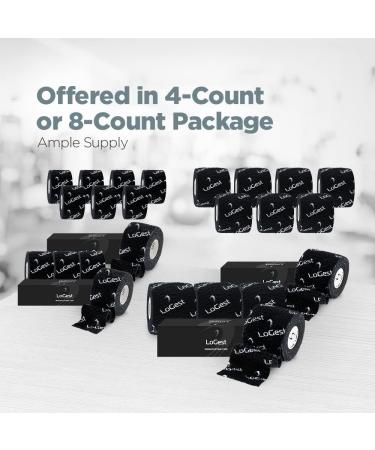 Logest 4 Pack Weightlifting Tape - Thumb Tape for Fingers Wrists Palms - 1.5-Inch Grip Tape for Deadlifting Rock Climbing Crossfit Equipment (Black/White) - Buy Online on GoSupps.com