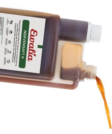 Ewalia Nerve Juice II Targeted support for concentrated performance in horses Ideal for competitions and training developed with veterinarians 100% natural without additives  - Buy Online on GoSupps.com