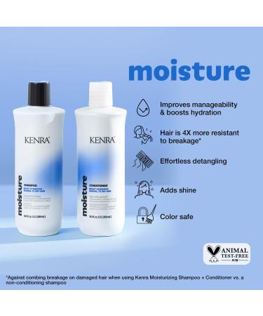 Kenra Moisture Conditioner 10.1 oz | Boost Hydration & Shine | Nourish Dry Hair | Color Safe & Effortless Detangling for Normal to Dry Hair - Buy Online on GoSupps.com