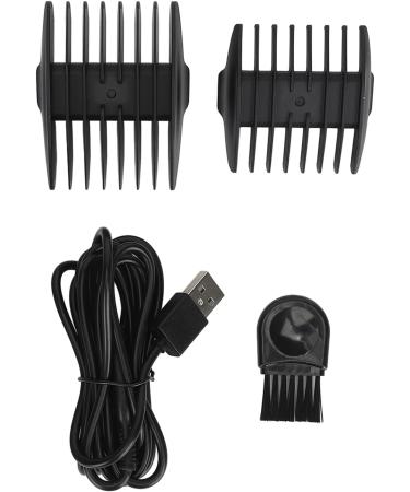 Electric Hair Clipper with 1500mAh Battery & Cleaning Brush - Travel-Friendly Hair Trimmer with 2 Combs (Cyan) - Buy Internationally - Buy Online on GoSupps.com