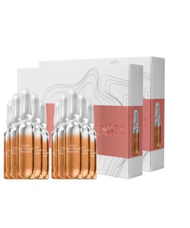 Hair Growth Serum Deep Nourishing Oil Ampoules Set for Thinning Hair Natural Hair Loss Treatment for Women Men Thinning Hair Repair Scalp Hydration Strengthening Repair for Damaged Hair (2PCS)
