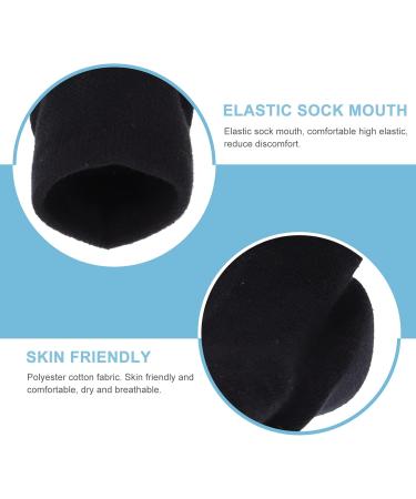 Invisible Height Max Socks & Insoles | Shoe Lifts for Men & Women | Arch Support & Heel Protectors - Black 3.5cm - Buy Online on GoSupps.com