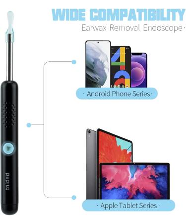 Ear Wax Removal Tool Burdee Ear Cleaner with Scope Camera 1080P FHD Portable Wireless Visual Ear Otoscope Pen Compatible with iPhone Android Smart Phones Suitable for Kids Adults - Buy Online on GoSupps.com