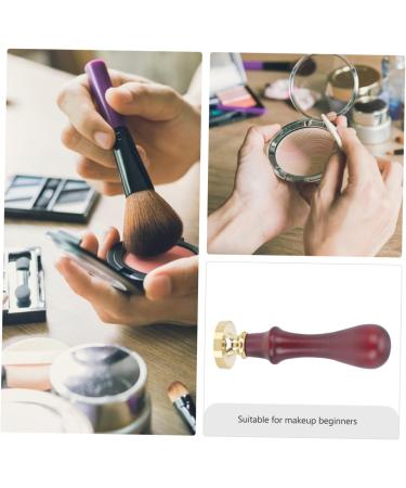 DRESSOOS 2 Pcs Dispensing Plate Tool Stamper Coffee Tamper Tool Coffee Powder Press Makeup Tool Wooden Handle - Buy Online on GoSupps.com