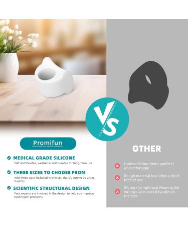 Toe Spacers Correct Toes - 12 Pack Separators for Overlapping Toes | Big Toe Alignment Bunion Relief & Hammer Toe Straightener for Men & Women - Buy Online on GoSupps.com