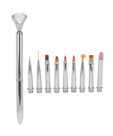 Art nail tools nail art brush set nail accessories replacement head painting pen diy point design liner manicure tool diamond art pens (#2)