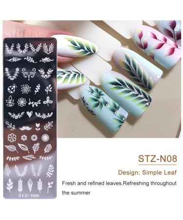 French Nail Stamp Template Kit with 1 Stamper & 2 Clear Jelly Silicone Plates - Easy DIY Nail Art Designs - Pink - Buy Online on GoSupps.com