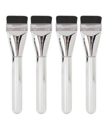 Niiyen 4 Piece Liquid Foundation Brush Fluffy Hair Adjustable Brush Flat Brush for Applying Mud Mask Extension Brush Multi Angle