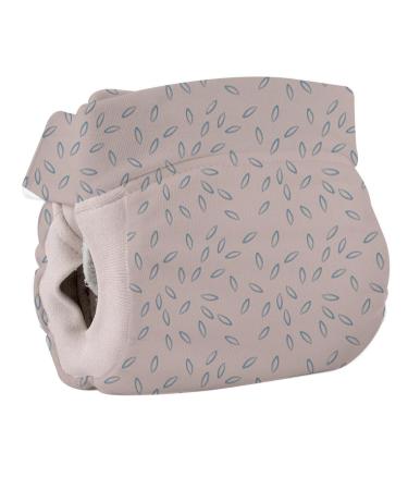Popolini Easyfree All-in-3 cloth diaper / holding diaper for diaper-free and fabric winder (beige Leaves M (5-10kg)) beige Leaves M (5-10kg)