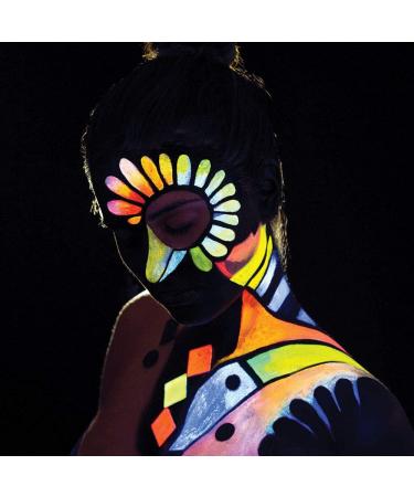 Mehron Fantasy F/X Fluorescent Blue Face & Body Paint - 1 oz Water Based Makeup for International Shipping - Buy Online on GoSupps.com