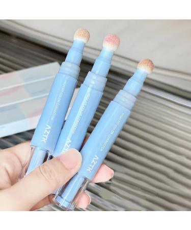 Aztk Concealer Pen Color Corrector Liquid with Sponge Head Long Lasting Moisturizing Highlighter for Face Covers Blemishes Creates Flawless Makeup (01# 4.5g) - Buy Online on GoSupps.com