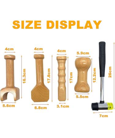 Huvioved 5-Part Positive Hammer Therapy Tool for Chronic Pain Relief | Rheumatic Lumbar & Muscle Pain Solution | International Shipping - Buy Online on GoSupps.com