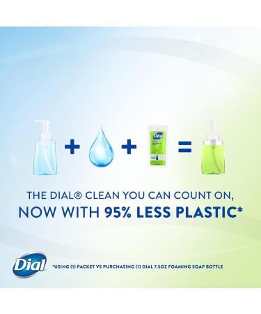 Dial Foaming Hand Wash Concentrated Refill 8 Pack - Aloe-scented 6.72 fl oz with Aloe Vera Extract - Buy Online on GoSupps.com