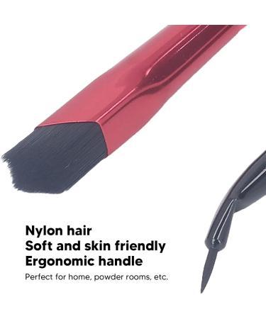 Verdant Touch Bent Eyeliner Brush Professional Makeup Eyebrow and Eyeliner Brush Set Multifunctional Bent Cosmetic Tool for Women - Buy Online on GoSupps.com