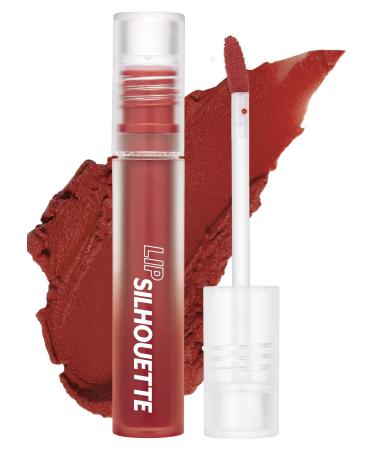 I'M MEME Lip Stain - Lip Silhouette Matte Velvet Tint - Coachella Makeup, Highly-pigmented, Light-weight, Matte Finish, 05 Street Chill (Red Chilly Shade), 4mL 05 Street Chilli