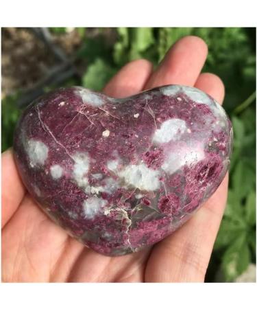 Natural Crystal Rough Natural Rubellite Crystal Heart-Shaped Tourmaline Gemstone Crystal Home Decoration Stones - Buy Online on GoSupps.com