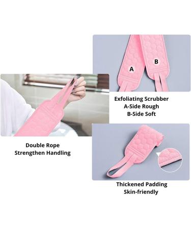 Buy Bath Shower Loofah Sponge Pouf Set - 3 Body Wash Scrubbers for Exquisite Clean & Exfoliation - Fast International Shipping - Buy Online on GoSupps.com