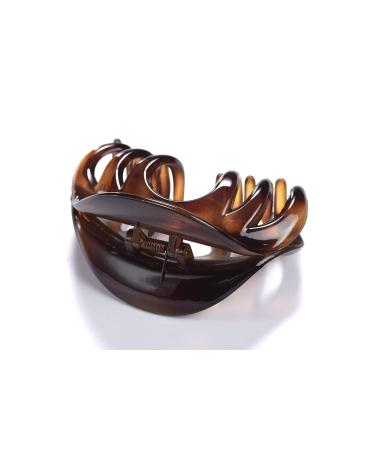 Youxuan 4 Inch Hair Claw for Women - Coffee | Strong Grip Hair Clip for Thick Hair - Buy Online on GoSupps.com