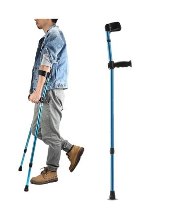LINYUES Ergonomic Forearm Crutches for Adults Adjustable Arm Crutches for Women Men Lightweight Aluminum Walker Canes for Height 140-190cm (Size : 1 Unit) Anniversary