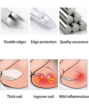 Nail Trimmer Nail Cuticle Pliers Nail Clipper Use Solon for Fingernails and Toenails Dead Skin Removal (4#17mm Blade) 4#17mm blade 4#17mm blade - Buy Online on GoSupps.com