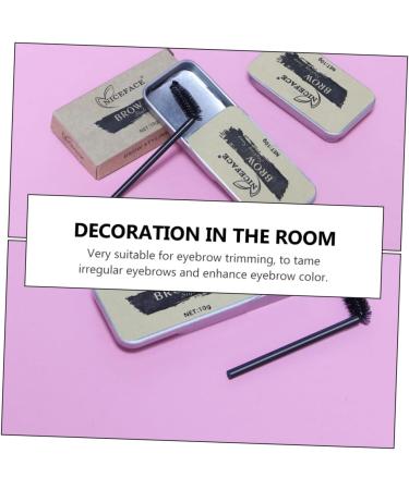 Mikinona Cosmetic Supplies 2 Sets Eyebrow Soap Eyebrow Cream Eyebrow Styling Soap Woman Brow Soap Supplies Colorless Miss - Buy Online on GoSupps.com