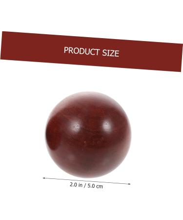 Gatuida Handball - Small Wooden Beads Training & Massage Ball | Smooth Handcrafted Mahogany Globes for Relaxation | Ideal for Hand Therapy & Drop Shipping - Buy Online on GoSupps.com