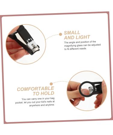 minkissy Magnifying Glass Nail Clippers Fingernail Clippers Nail Clippers Toenail Clippers Stainless Steel Scissors Stainless Steel Nail Clippers Nail Art Accessories Thick Nail File - Buy Online on GoSupps.com